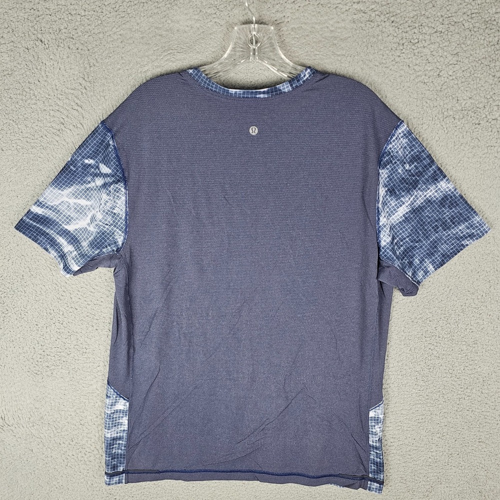 Lululemon Suns Out T-Shirt Mens Large 4 Way Stretch Sweat Wicking Gym Training - Picture 2 of 8